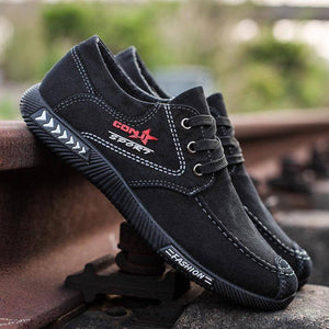 Herren Canvas rutschfeste weiche Freizeitschuhe