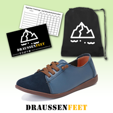 Lade das Bild in den Galerie-Viewer, draussenfeet bootsschuhe 140453 blau
