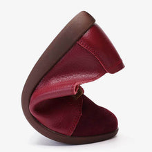 Lade das Bild in den Galerie-Viewer, Frauen Wildleder Spleißen Leder Weiche Sohle Slip On Casual Flache Schuhe
