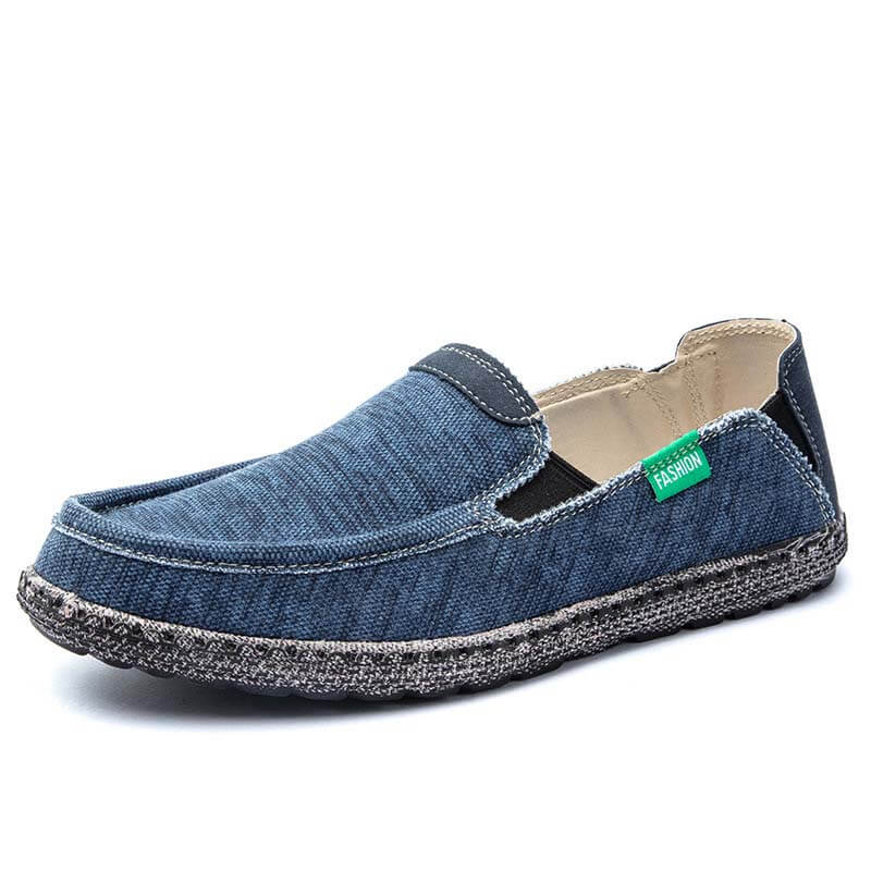 Herren Segeltuch Schuhe Slip on Deck Schuhe Casual Stoff Boot Schuhe rutschfeste Casual Loafer Flat Outdoor Sneakers