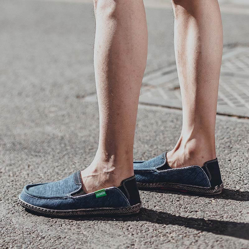Herren Segeltuch Schuhe Slip on Deck Schuhe Casual Stoff Boot Schuhe rutschfeste Casual Loafer Flat Outdoor Sneakers