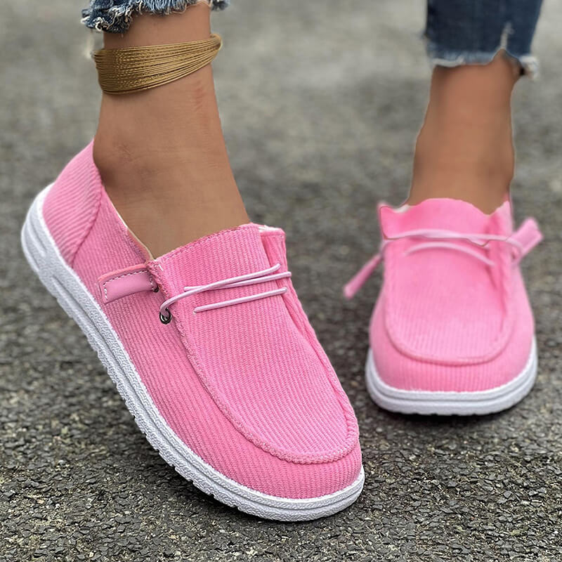 Damen Casual Frühling Herbst Flache Sohlen Slip-on Low-Top Loafers Schuhe