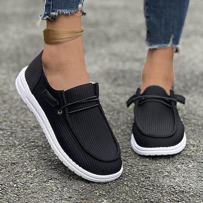 Damen Casual Frühling Herbst Flache Sohlen Slip-on Low-Top Loafers Schuhe
