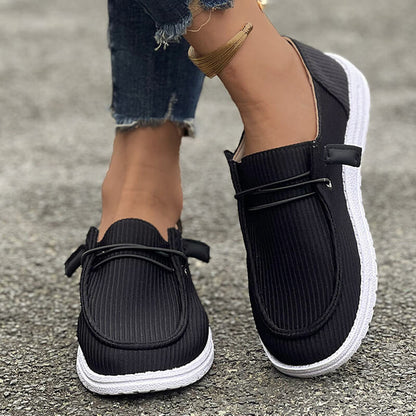 Damen Casual Frühling Herbst Flache Sohlen Slip-on Low-Top Loafers Schuhe