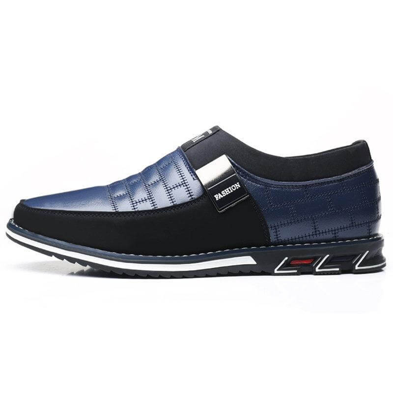 Herren Echtleder Naht rutschfeste Freizeitschuhe