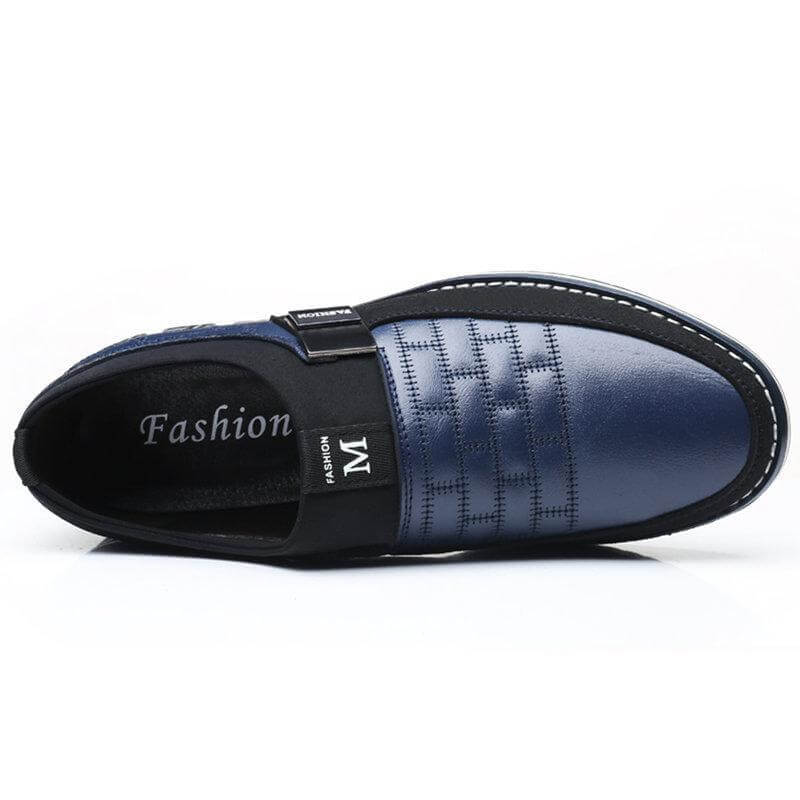 Herren Echtleder Naht rutschfeste Freizeitschuhe