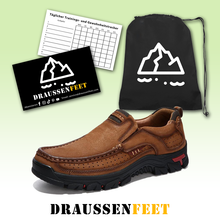 Lade das Bild in den Galerie-Viewer, draussenfeet business lederschuhe 139187 hellbraun

