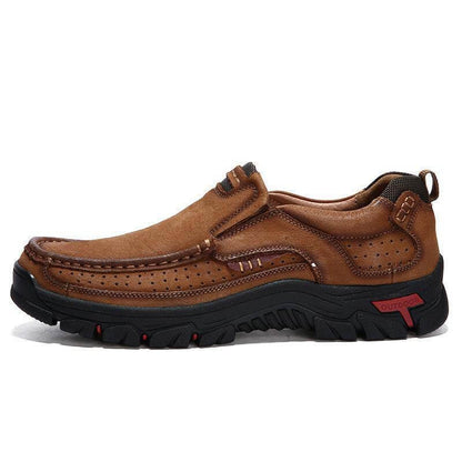 Herren-Wanderschuhe aus Rindsleder der ersten Schicht für vier Jahreszeiten