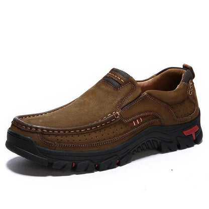 Herren-Wanderschuhe aus Rindsleder der ersten Schicht für vier Jahreszeiten