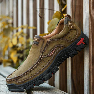Herren-Wanderschuhe aus Rindsleder der ersten Schicht für vier Jahreszeiten