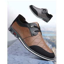 Lade das Bild in den Galerie-Viewer, draussenfeet business lederschuhe 31157 braun
