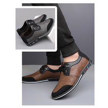 Lade das Bild in den Galerie-Viewer, draussenfeet business lederschuhe 31157 braun
