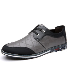 Lade das Bild in den Galerie-Viewer, draussenfeet business lederschuhe 31157 grau
