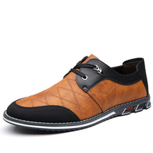 Lade das Bild in den Galerie-Viewer, draussenfeet business lederschuhe 31157 hellbraun
