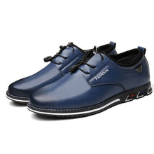 Load image into Gallery viewer, Men&#39;s microfiber leather slipproof soft elastic lace leisure shoes
