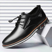 Load image into Gallery viewer, Men&#39;s microfiber leather slipproof soft elastic lace leisure shoes
