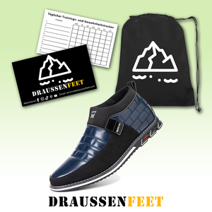 draussenfeet business lederschuhe 31183 blau