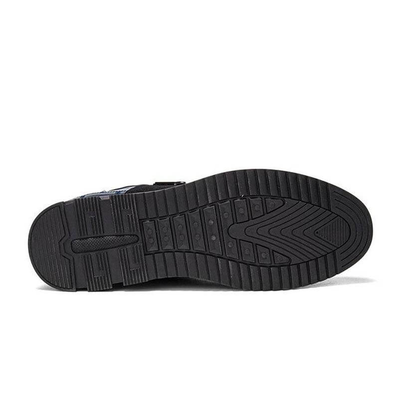 Herren Classic Business Casual Slip On Leder Stiefeletten (Schmale Schuhbreite, größere Größe empfohlen.)