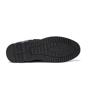 Herren Classic Business Casual Slip On Leder Stiefeletten (Schmale Schuhbreite, größere Größe empfohlen.)