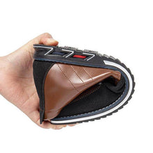 Lade das Bild in den Galerie-Viewer, Herren runde Zehen schnüren Business Casual Leder Stiefeletten

