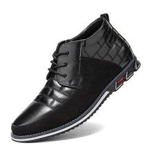 Lade das Bild in den Galerie-Viewer, Herren runde Zehen schnüren Business Casual Leder Stiefeletten
