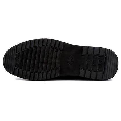 Herren Retro Farbe Leder Large Size Soft Sole Freizeitschuhe