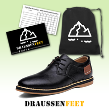 Lade das Bild in den Galerie-Viewer, draussenfeet business lederschuhe 31271 schwarz
