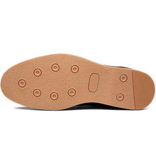 Cargar imagen en el visor de la galería, Marca para hombres casuales de cuero real de cuero oxford zapatos de ropa mocasines de moda
