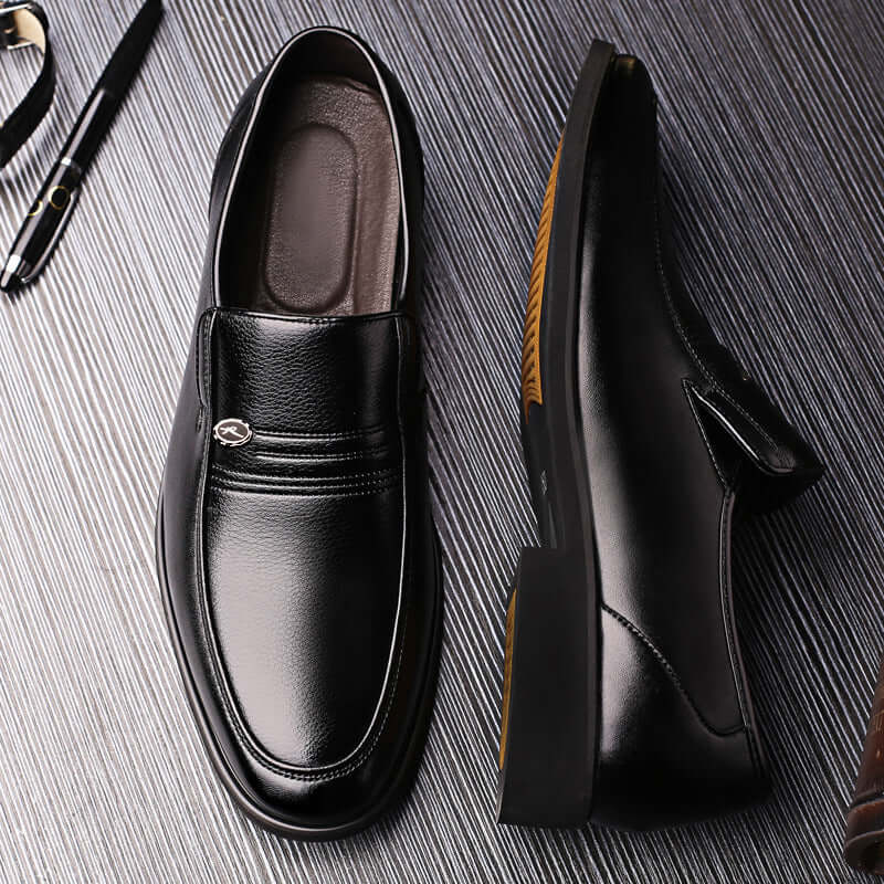 Herren Slipper Männer Slip-on Halbschuhe Businessschuhe