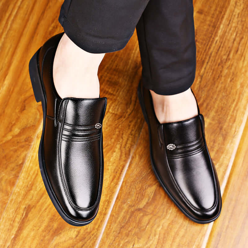 Herren Slipper Männer Slip-on Halbschuhe Businessschuhe