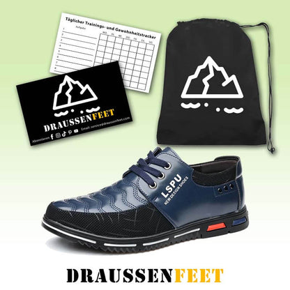 Männer schnüren atmungsaktive rutschfeste bequeme Freizeit-Business Schuhe