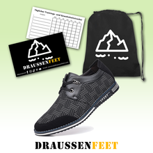 Lade das Bild in den Galerie-Viewer, draussenfeet business lederschuhe 31339 schwarz
