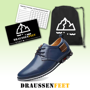 draussenfeet business lederschuhe 31374 blau