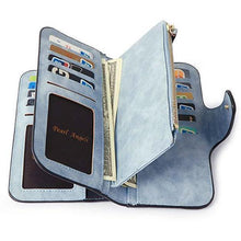 Lade das Bild in den Galerie-Viewer, draussenfeet geldborsen brieftaschen 110691 blau
