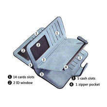 Lade das Bild in den Galerie-Viewer, draussenfeet geldborsen brieftaschen 110691 blau

