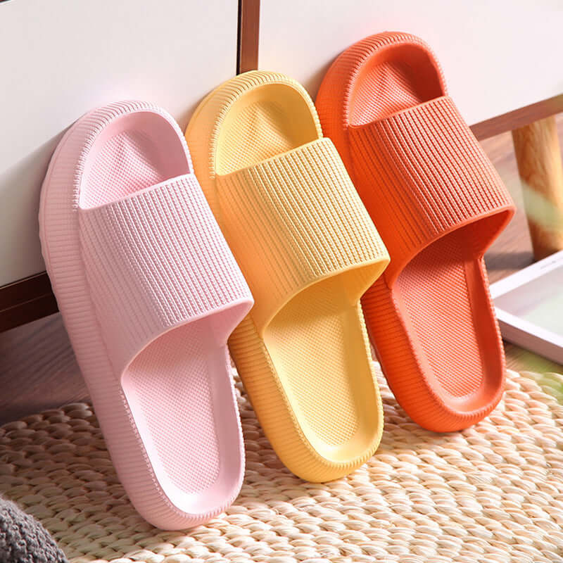 Hausschuhe für Herren und Damen, dicke Sohle, weiches Gefühl, rutschfeste Paarsandalen (Unisex)