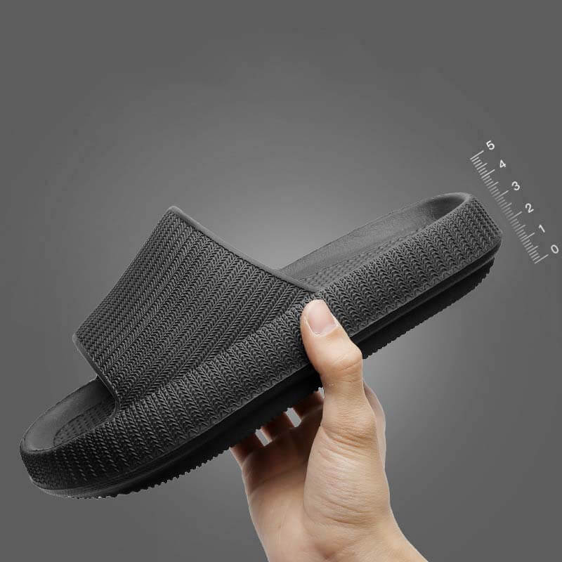 Hausschuhe für Herren und Damen, dicke Sohle, weiches Gefühl, rutschfeste Paarsandalen (Unisex)
