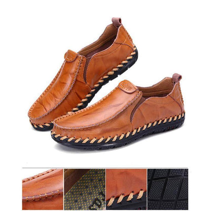 Herren Freizeitschuhe neue Ledersätze Füße Business Herrenschuhe British Trend Lederschuhe