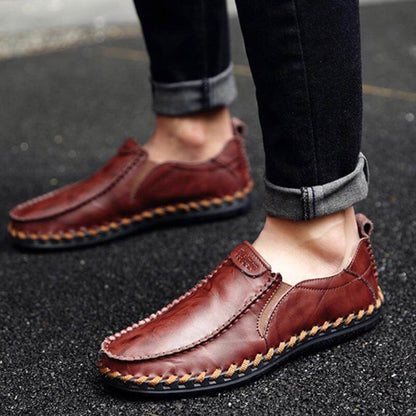 Herren Freizeitschuhe neue Ledersätze Füße Business Herrenschuhe British Trend Lederschuhe