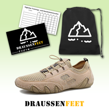 Lade das Bild in den Galerie-Viewer, draussenfeet handgefertigte lederschuhe 149348 khaki
