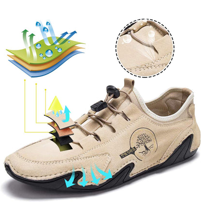 Mode Männer bequemables Fahren Loafer Schuhe handgemachte Schuhe Leder