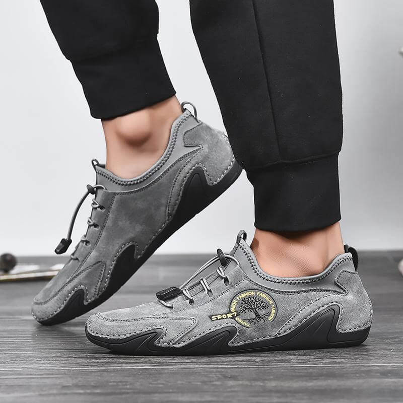 Mode Männer bequemables Fahren Loafer Schuhe handgemachte Schuhe Leder