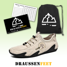 Lade das Bild in den Galerie-Viewer, draussenfeet handgefertigte lederschuhe 31132 sanding
