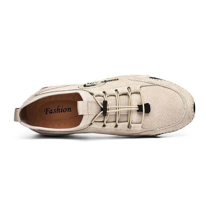 Mode Männer bequemables Fahren Loafer Schuhe handgemachte Schuhe Leder