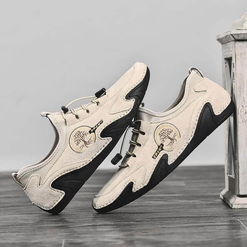 Mode Männer bequemables Fahren Loafer Schuhe handgemachte Schuhe Leder