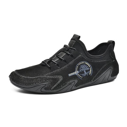 Mode Männer bequemables Fahren Loafer Schuhe handgemachte Schuhe Leder