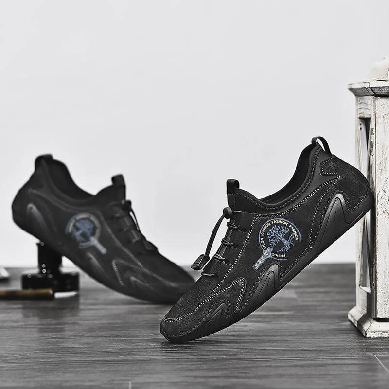 Mode Männer bequemables Fahren Loafer Schuhe handgemachte Schuhe Leder