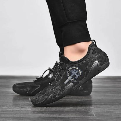 Mode Männer bequemables Fahren Loafer Schuhe handgemachte Schuhe Leder