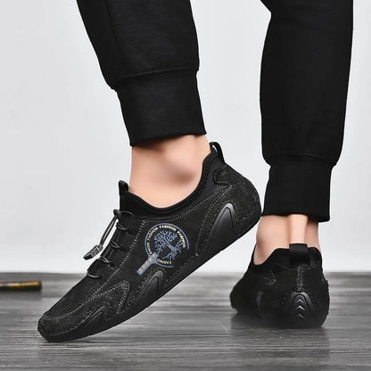 Mode Männer bequemables Fahren Loafer Schuhe handgemachte Schuhe Leder