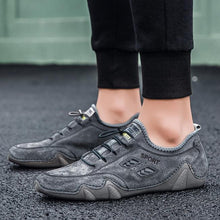 Lade das Bild in den Galerie-Viewer, draussenfeet handgefertigte lederschuhe 31134 grau

